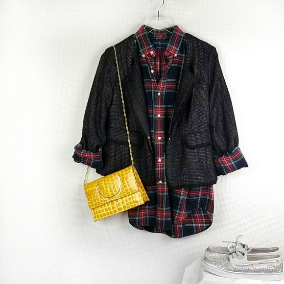 Ralph Lauren Tartan Plaid Button Down Shirt - Picture 4 of 8
